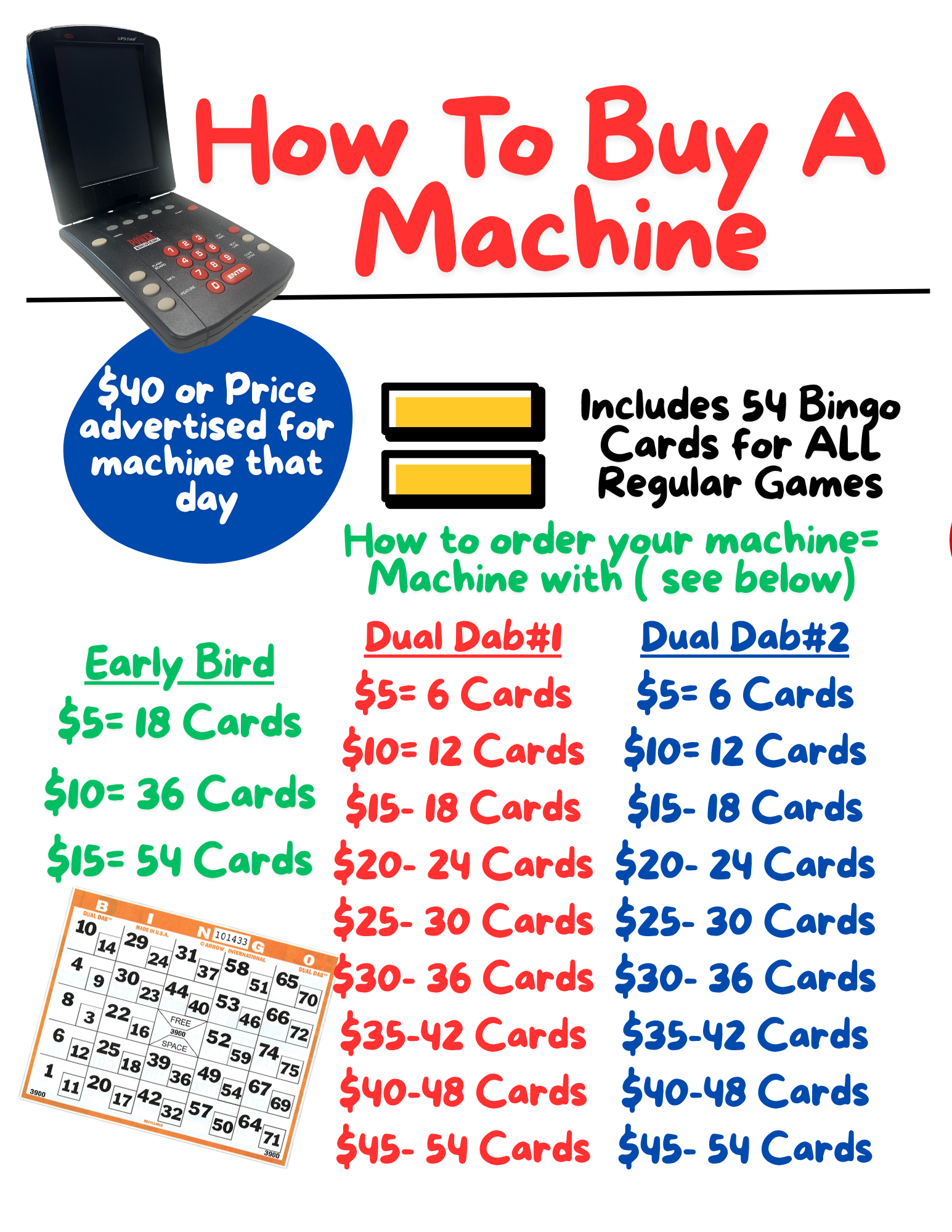 How to buy a bingo machine guide